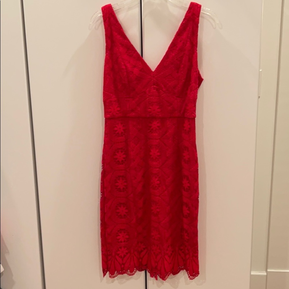 Maeve Red Lace Dress